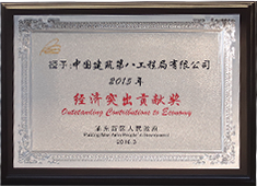 中建八局——經濟突出貢獻獎